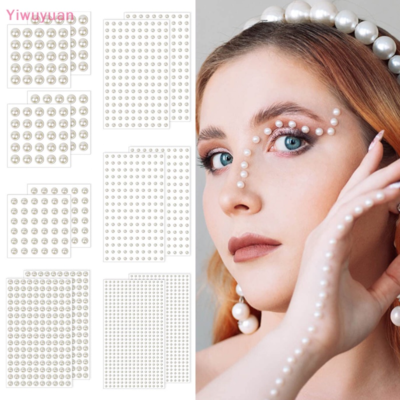 Kim Cương Giả Tự Dính Trang Trí Mặt / Lông Mày 3D 3mm / 4mm / 5mm / 6mm