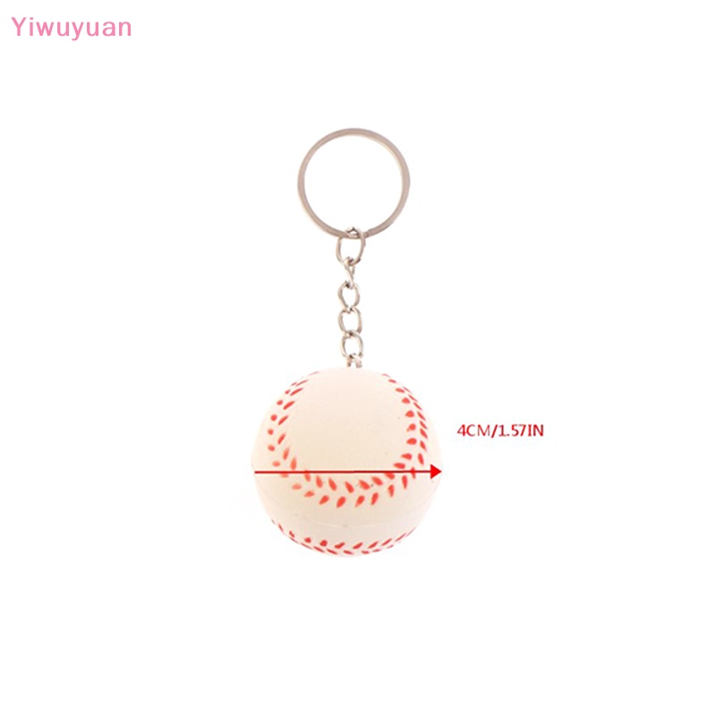 < Yiwuyuan > Móc Chìa Khóa Xe Hơi Bóng Chày Bóng Đá Thể Thao Mới