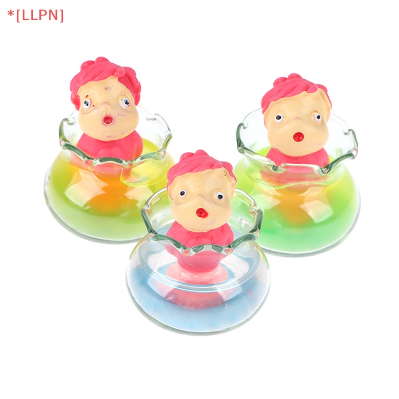 1 Mô Hình Ngựa Ponyo Dạ Quang Mini Bằng Nhựa Resin Phong Cách Hoạt Hình Dễ Thương Trang Trí Tiểu Cảnh