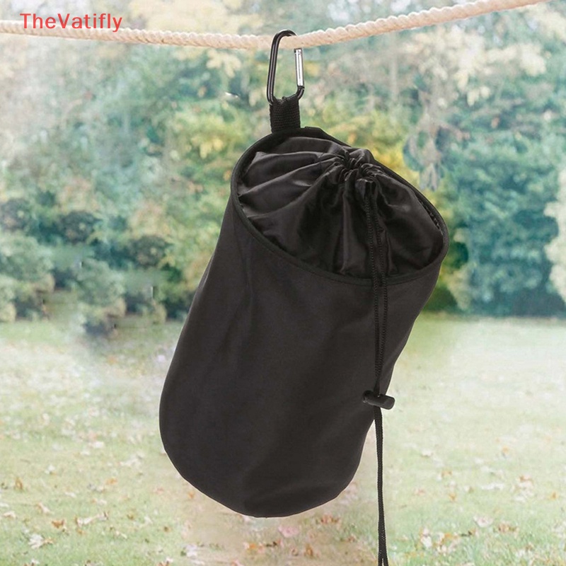 [Thevalifly] Kẹp Treo Quần Áo Túi Giặt Có Dây Rút Chắc Chắn