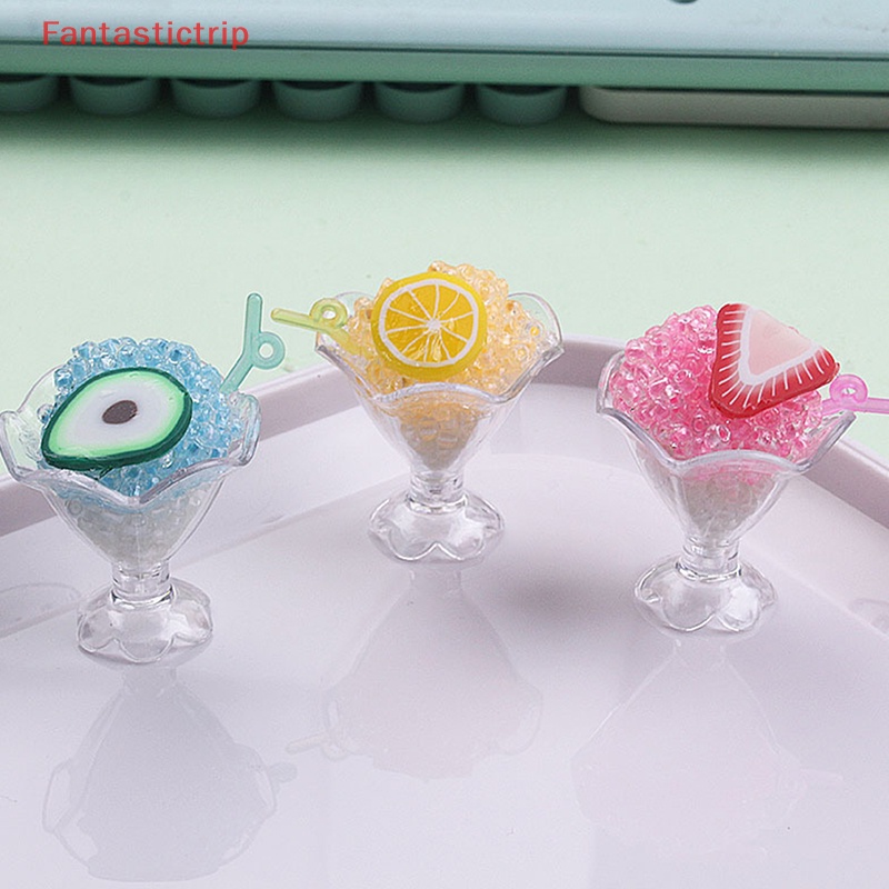 [Fantastictrip] Đồ trang trí Que Kem Phát Sáng Mini Bằng Nhựa Resin Dễ Thương Trang Trí Tiểu Cảnh Mới