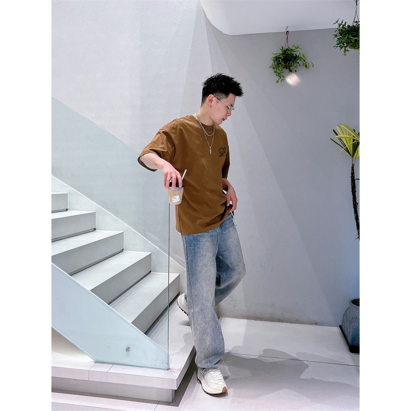 Áo Thun Tay Ngắn Cổ Tròn L-o88e-w &amp; - 2023 Thời Trang Xuân Hè