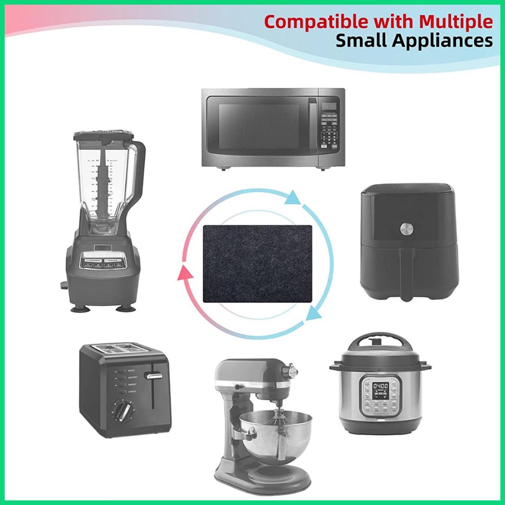 Tấm Đệm Bảo Vệ Cách Nhiệt Chống Trầy Xước Có Thể Giặt Cho Máy Xay Sinh Tố jiwvn