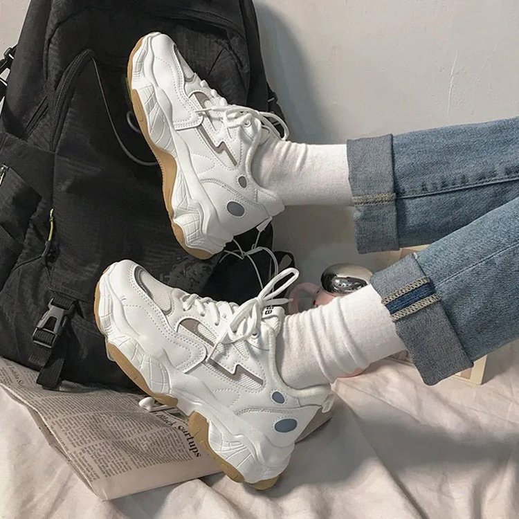 Giày Thể Thao Đế Dày Phong Cách Hàn Quốc Mới Cho Nữ