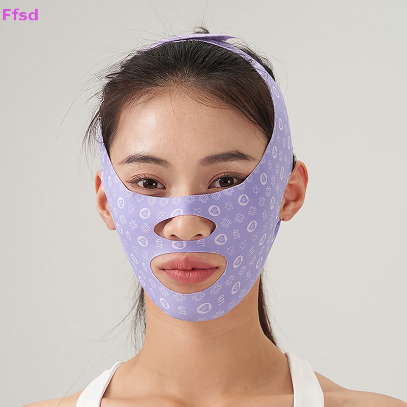 {Ffsd} Đai Đeo Nâng Cơ Mặt Tạo Cằm Chữ V Thon Gọn