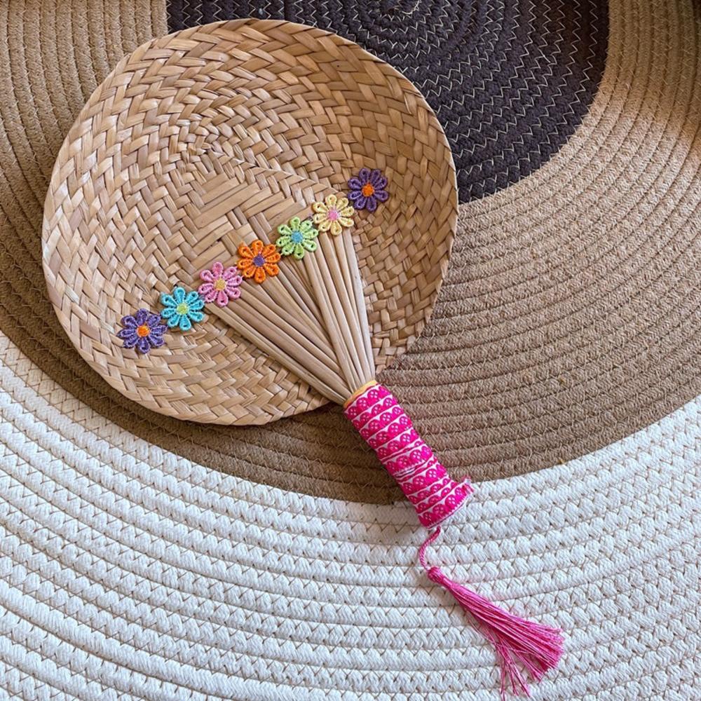 Quạt Làm Mát Mùa Hè Bằng Sợi Bện Thủ Công
