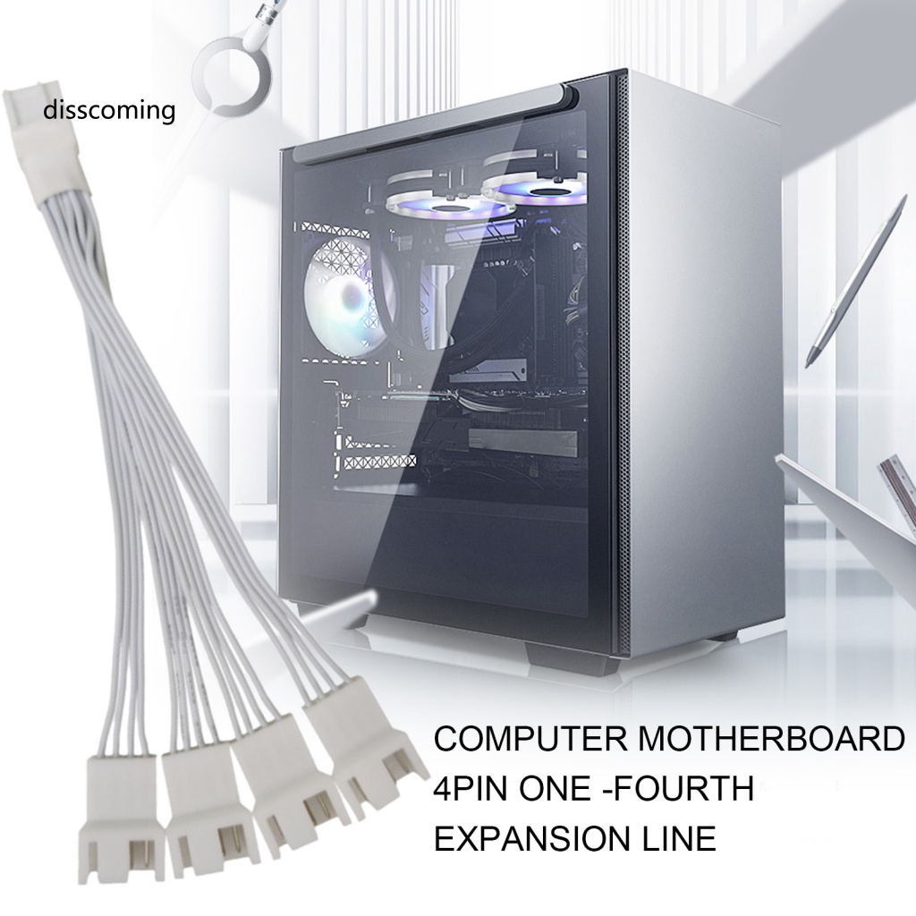 Băng Đô SL SL SL SL SL| Cáp Chia Quạt 4 Chiều Pwm Màu Đen Dài 15cm Đa Năng Tiện Dụng