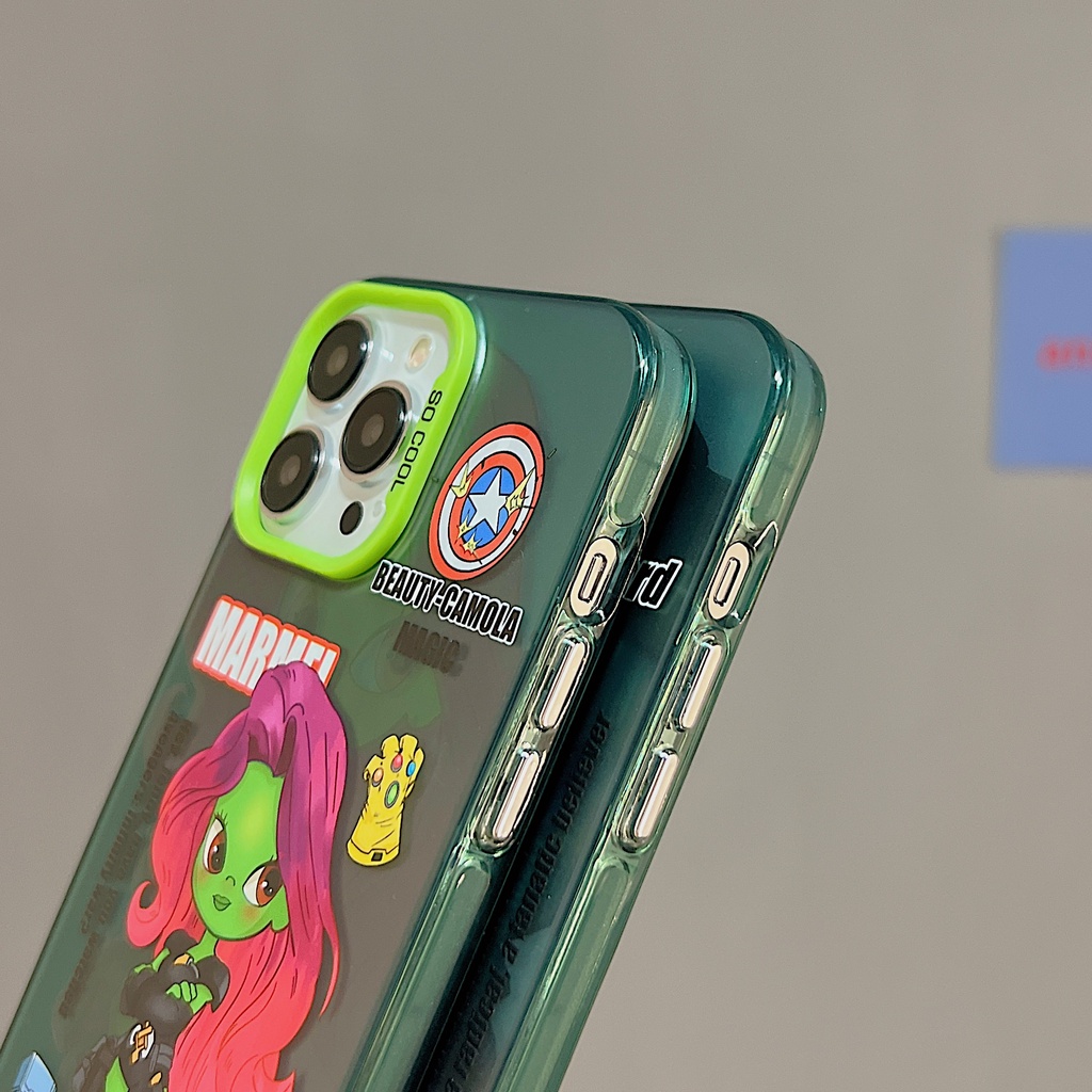 Ốp Điện Thoại Tpu Mềm Nhám Trong Suốt Chống Sốc Họa Tiết Hoạt Hình Bảo Vệ Toàn Diện Cho iPhone 11 13 12 14 Pro Max