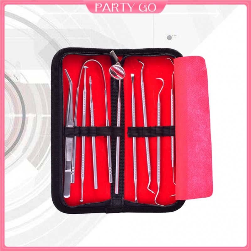 Bộ Dụng Cụ Chăm Sóc Răng Miệng Bằng Thép Không Gỉ Chất Lượng Cao