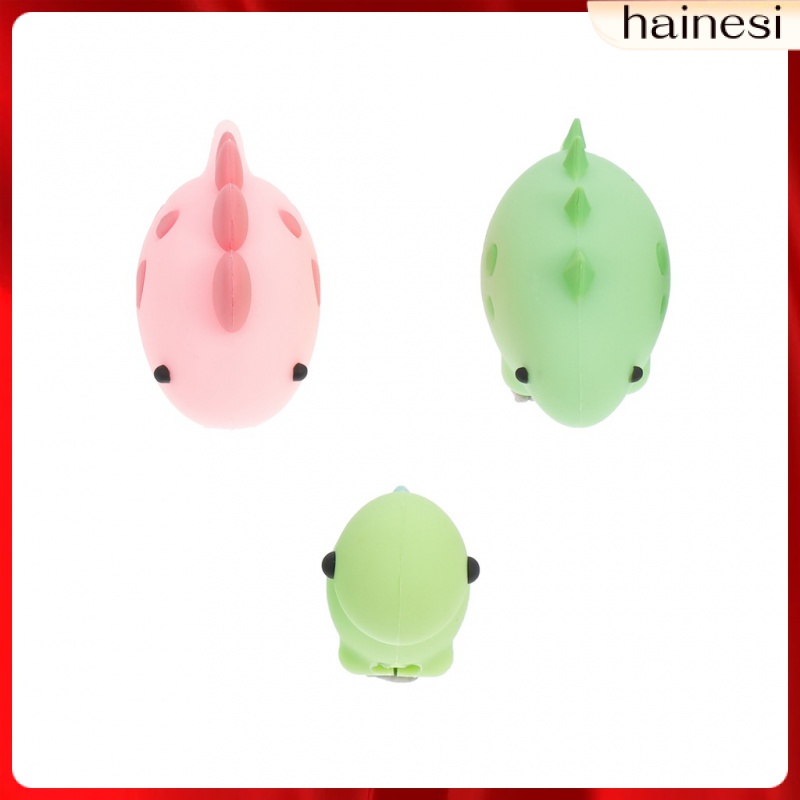 Set 3 Phụ Kiện Bảo Vệ Dây Cáp Sạc Bằng Silicon Hình Thú Dễ Thương