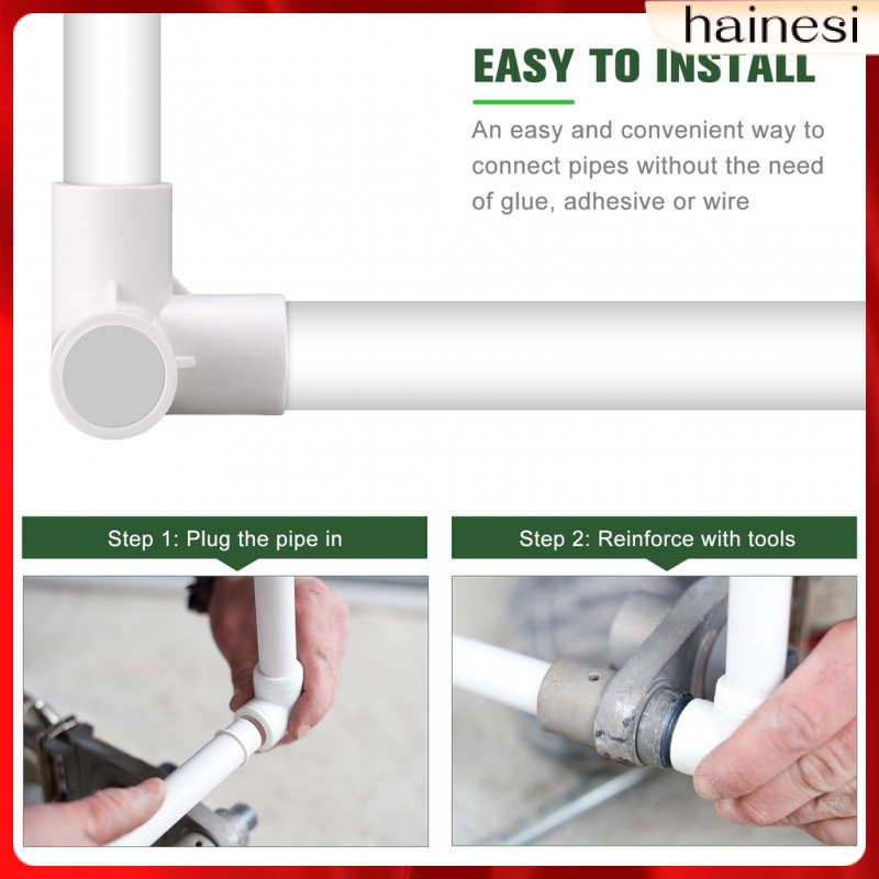 Bộ 8 Phụ Kiện Ống Nối Khuỷu Tay 3 / 4 Inch Bằng Pvc Chất Lượng Cao