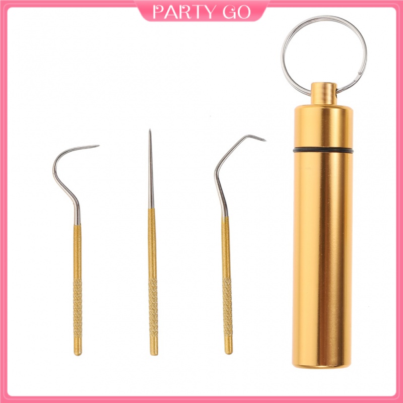 Bộ Dụng Cụ Chăm Sóc Răng Miệng Bằng Thép Không Gỉ