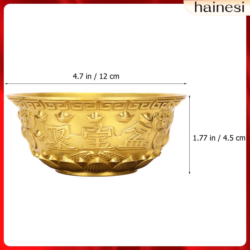 Mô Hình Bát Cornucopia Bằng Đồng Thau Để Bàn Trang Trí Nhà Cửa / Văn Phòng