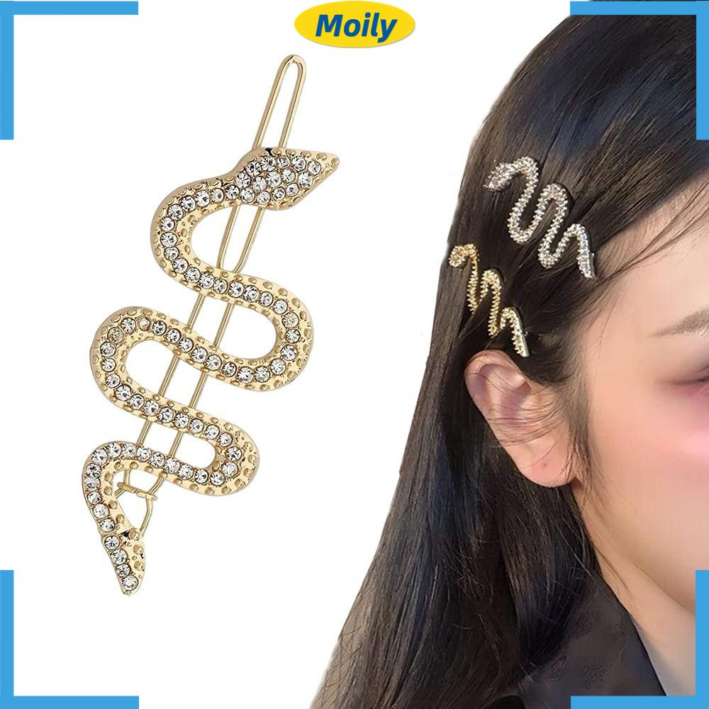 1 Kẹp Tóc Trang Sức Thời Trang|Kẹp Bên Hông Chất Liệu Hợp Kim Phong Cách Vintage