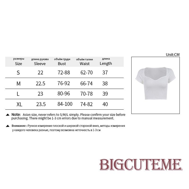 Áo Thun Crop Top Tay Ngắn Màu Sắc Đơn Giản Thời Trang Mùa Hè Dành Cho Nữ