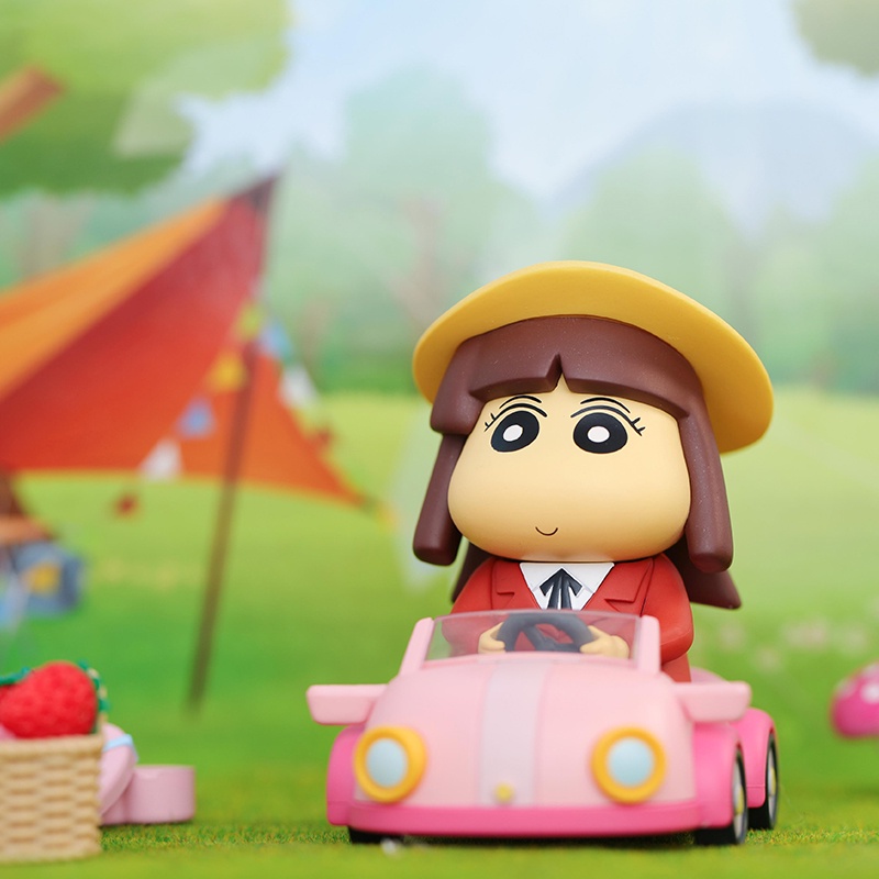 ★Hgtoys★ Set 52 Mô Hình Búp Bê Shin-Chan Trang Trí Xe Hơi