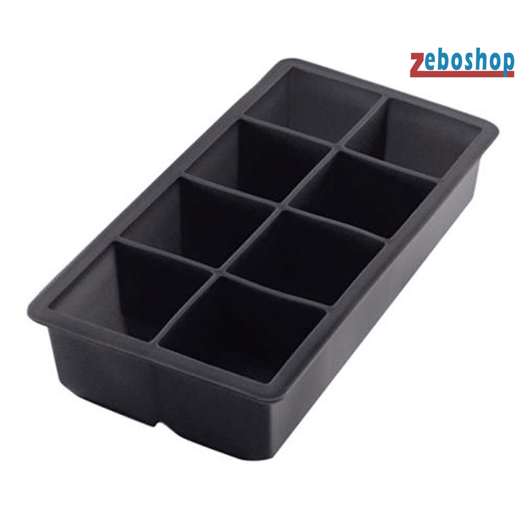 Khay Làm Đá 8 Ngăn Bằng Silicone Thân Thiện Với Môi Trường