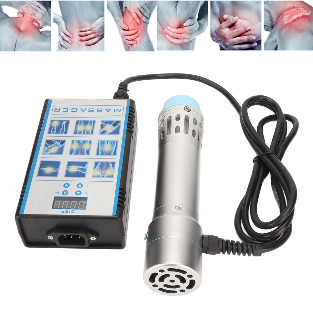 Máy sóng xung kích ED 16 bánh răng tần số 7 đầu xoa bóp Thiết bị điều trị ngoài cơ thể 100‑240V SUNCOL