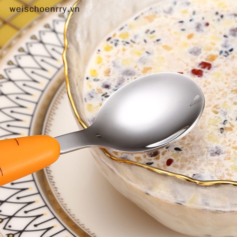 Muỗng Nĩa Họa Tiết Hoạt Hình Dễ Thương Cho Bé