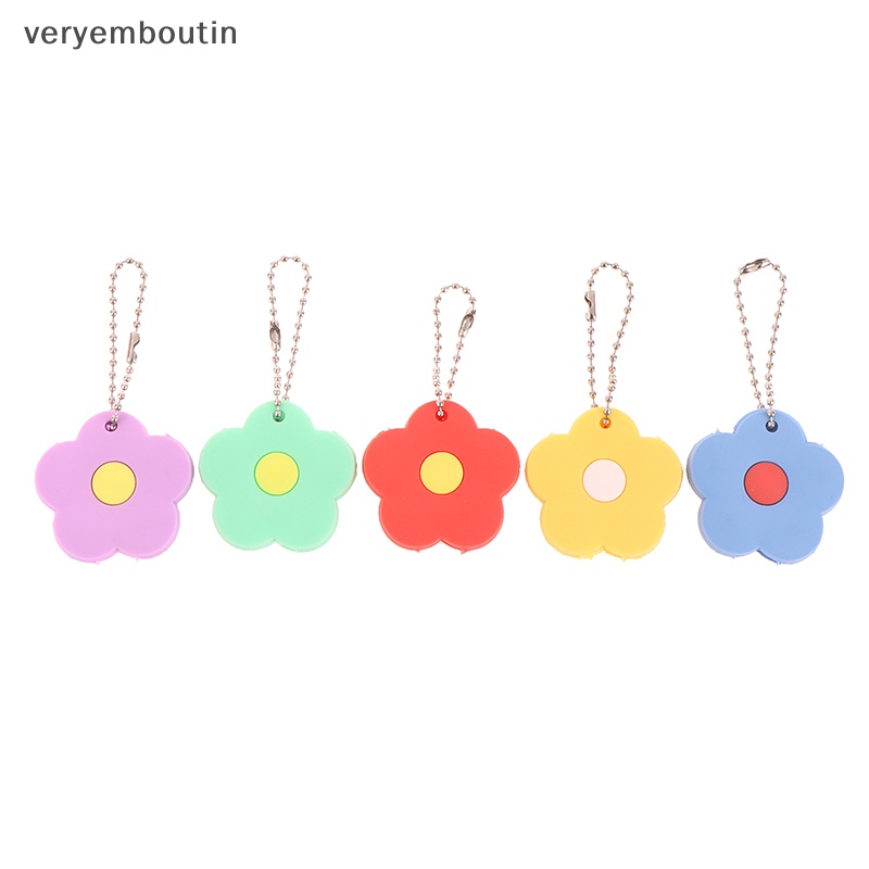 1 Vỏ Bọc Chìa Khóa Bằng Silicon Hình Hoa Hoạt Hình Cho Nữ