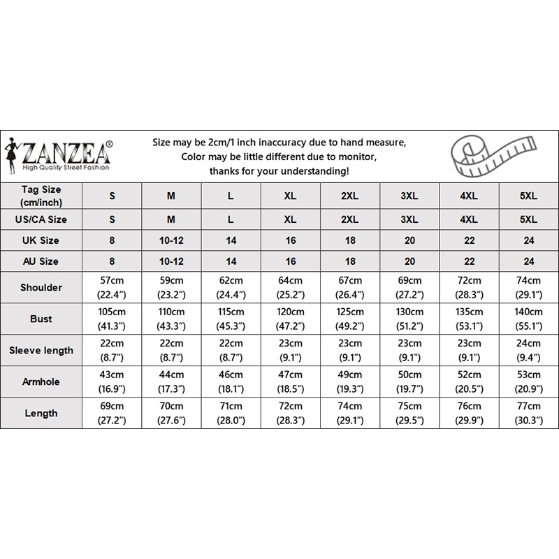 ZANZEA Áo Sơ Mi Tay Ngắn Có Túi Cài Nút Thời Trang Hàn Quốc Cho Nữ