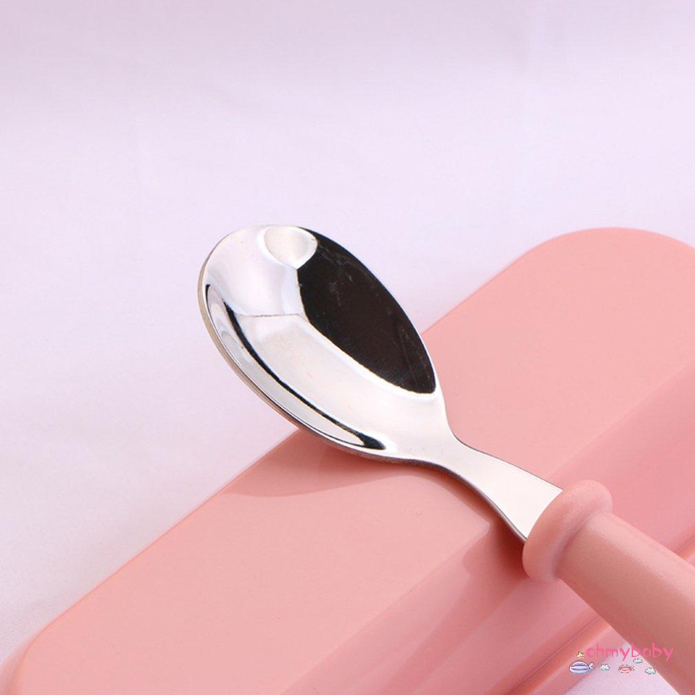 [InStock] Dao Kéo Cho Bé Bộ Đồ Ăn Trẻ Em Thức Thìa Nĩa Ba Kiểu Tùy Chọn Dùng Mới [Z/9]