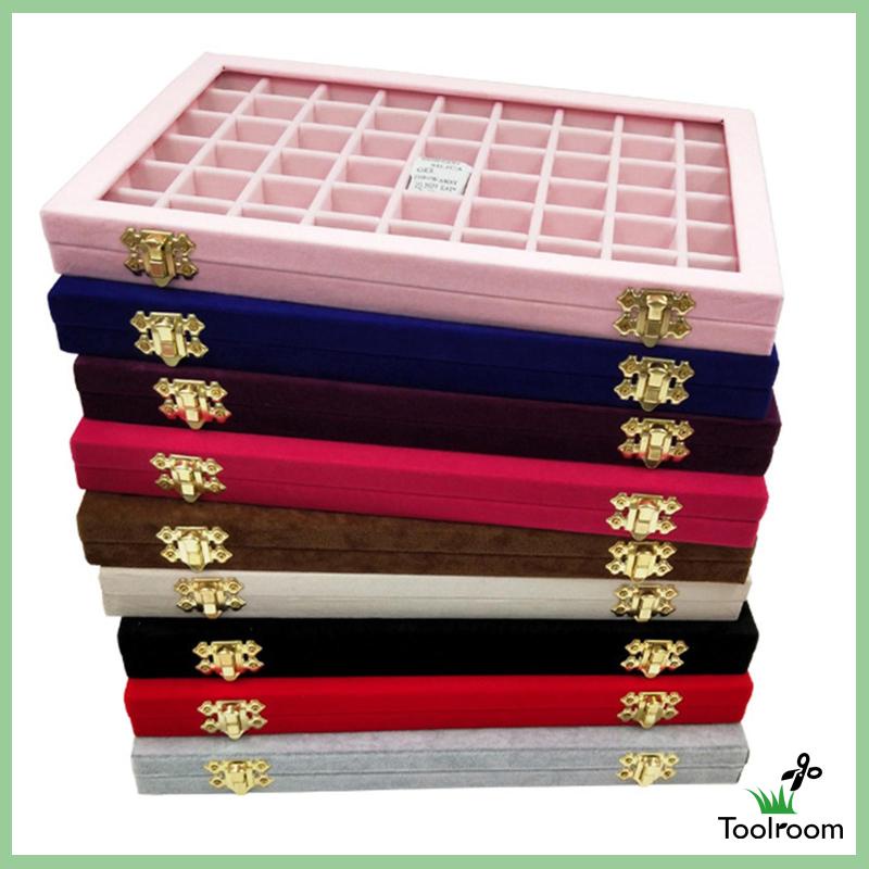 Giá Đỡ Trưng Bày Trang Sức Bằng Nhung 12 / 12 Ngăn