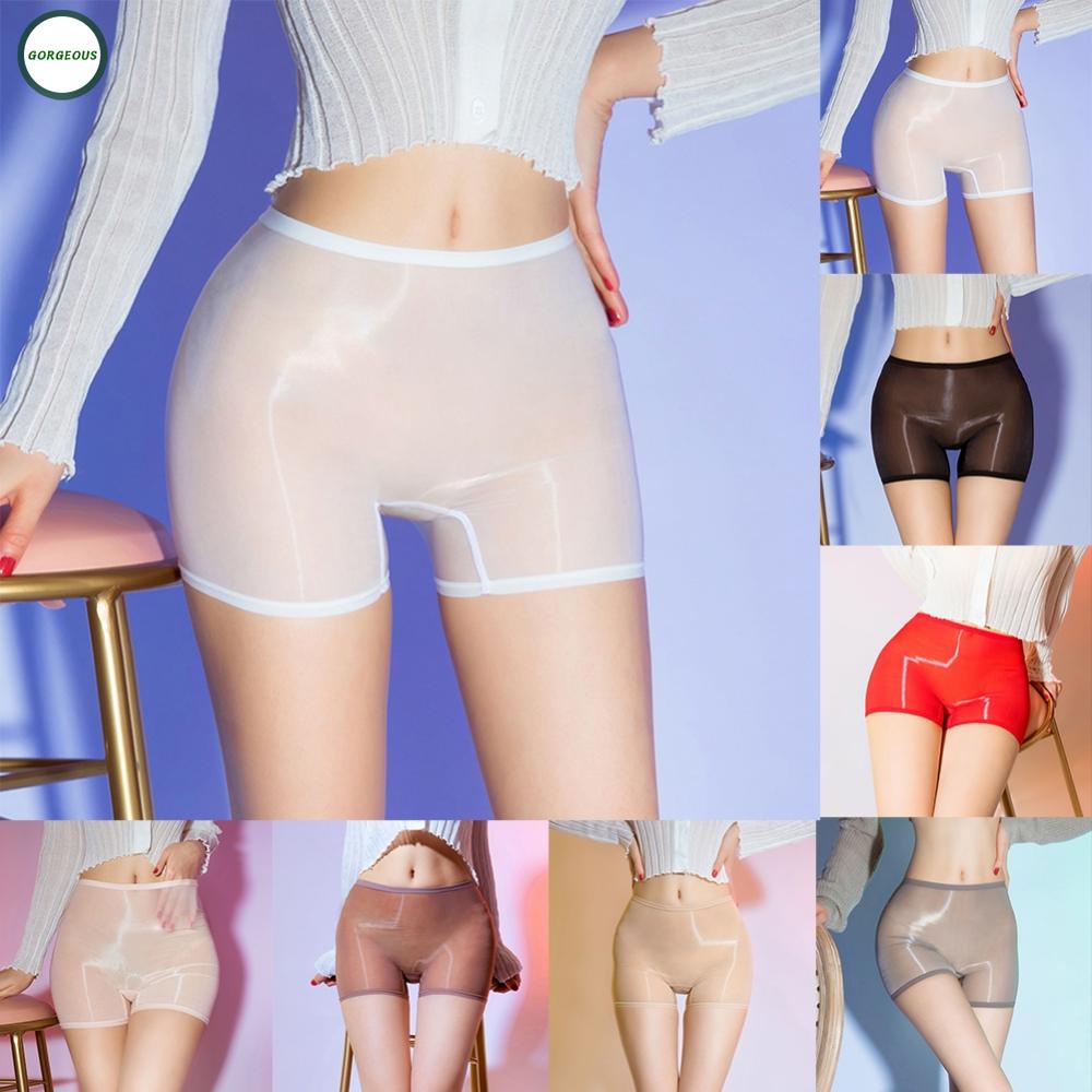 New Coming~Boxershorts Sheer Shiny Stretch Thin Through Transparent Underpants Underwear#Home Essentialses