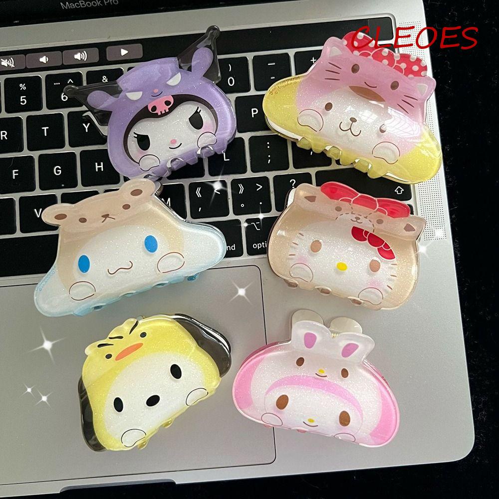 Kẹp Tóc Hình Melody Hoạt Hình Bằng Acrylic Phong Cách Hàn Quốc Cho Nữ