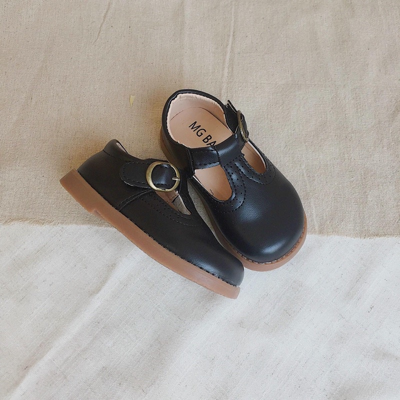 <Ảnh Thật_Video> Giày Da Mềm Chống Trượt MG Baby cho Bé Từ 1-3 Tuổi