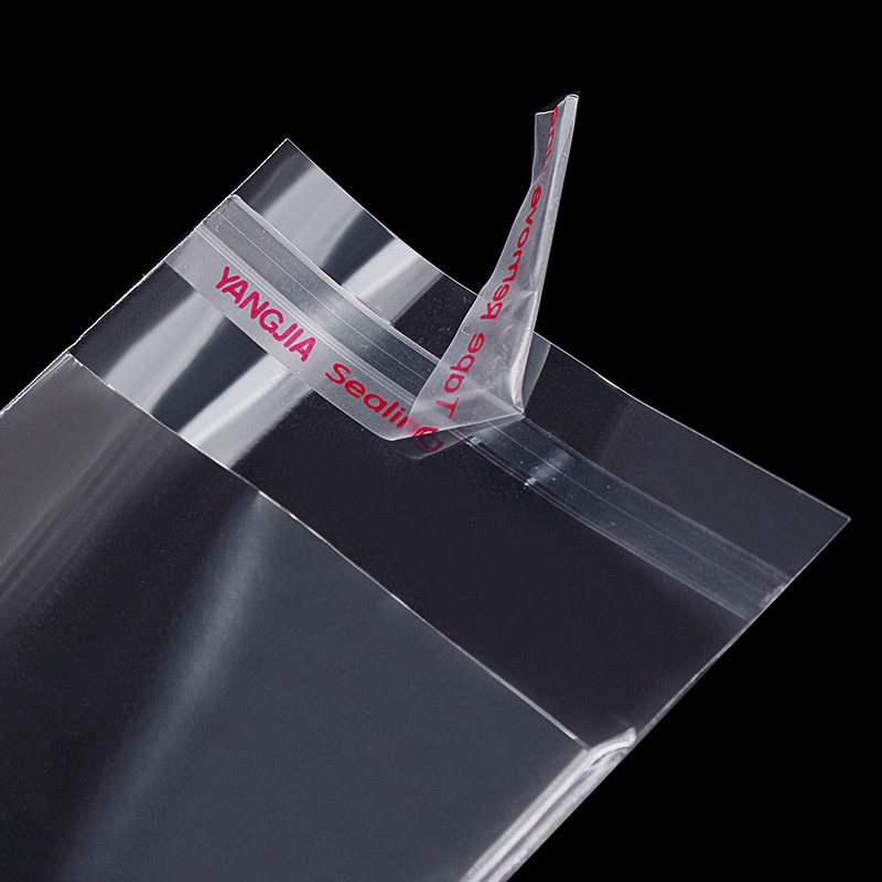 20 / 50 Túi Nhựa OPP Trong Suốt Tự Dính Cỡ Lớn Đựng Quà Tiện Dụng