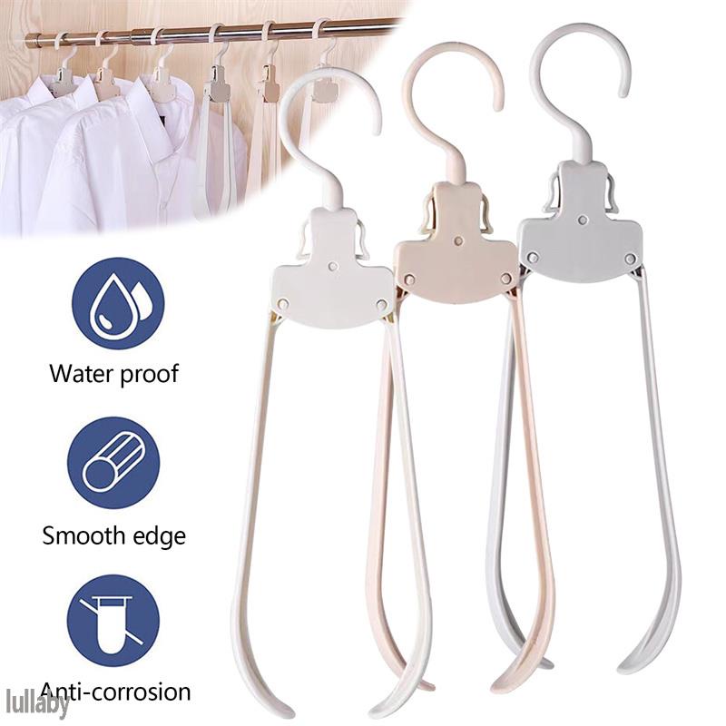 Móc Nhựa Treo Quần Áo Gấp Gọn Tiết Kiệm Diện Tích