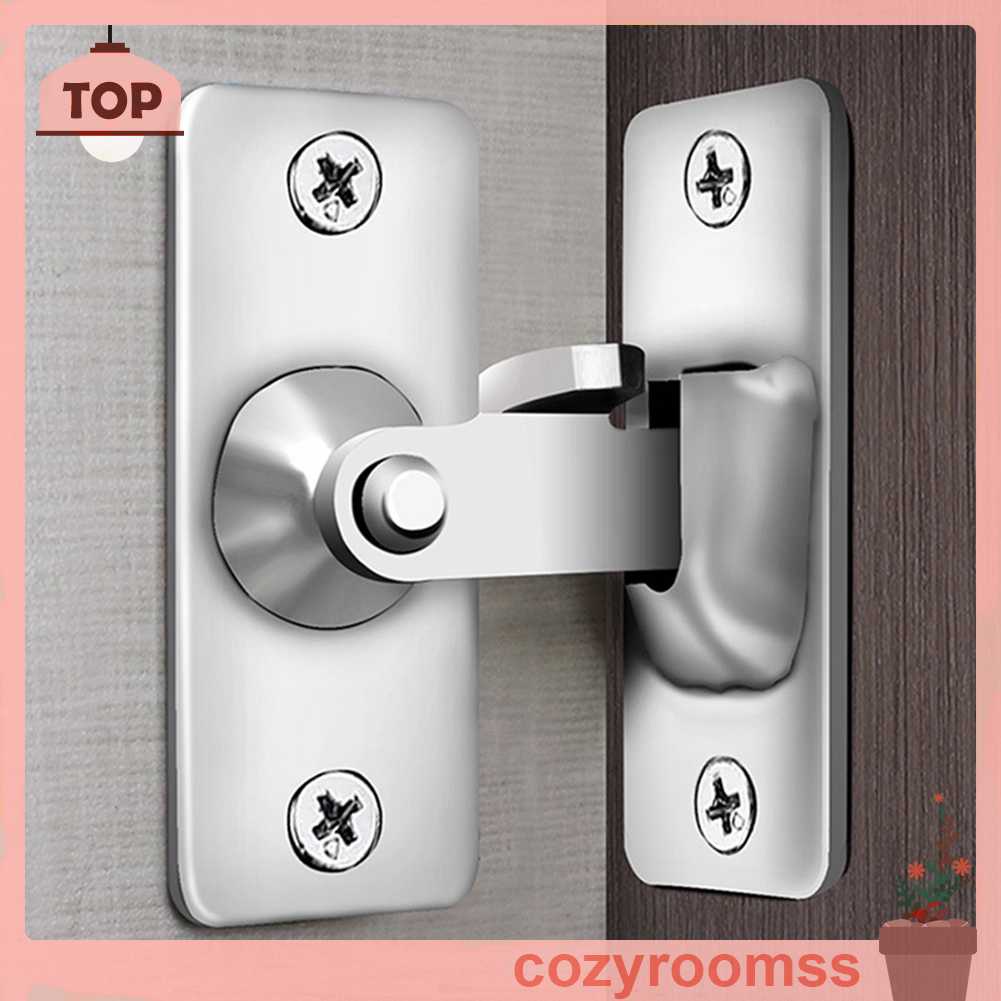 Chốt Khóa Cửa Trượt Góc 90 Độ Bằng Thép Không Gỉ