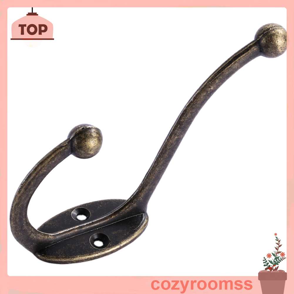 Set 5 Móc Treo Đồ Gắn Tường Bằng Đồng Chống Trượt Chắc Chắn