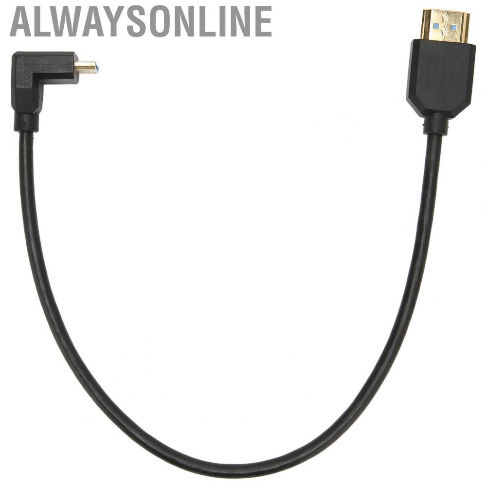 Alwaysonline HD Multimedia Interface Extension Line  Cable Gold Plated Connectors for Video Conferencing Systems Monitors