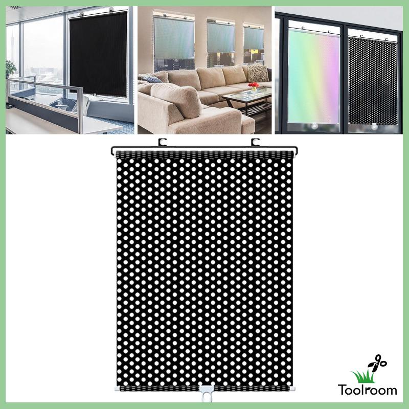 Rèm Cuộn Che Nắng Màu Đen Kích Thước 40x125cm Tiện Dụng Cho Nhà Hàng / Phòng Tắm