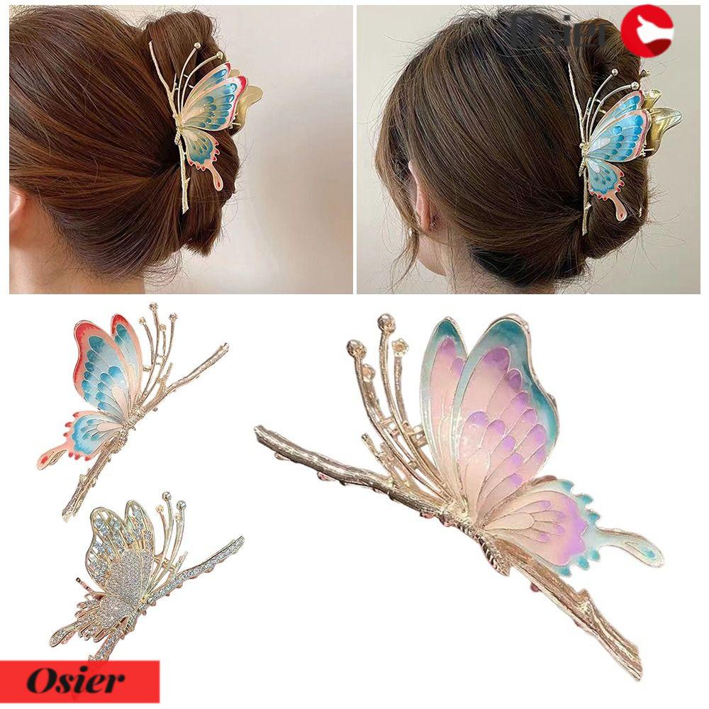 1 Kẹp Tóc Kim Loại Thời Trang Dự Tiệc Cho Nữ