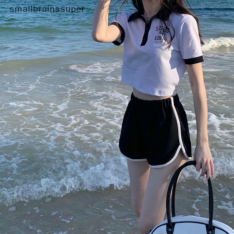 Set Áo Thun Ngắn Tay + Quần Short Thể Thao Thời Trang Nữ