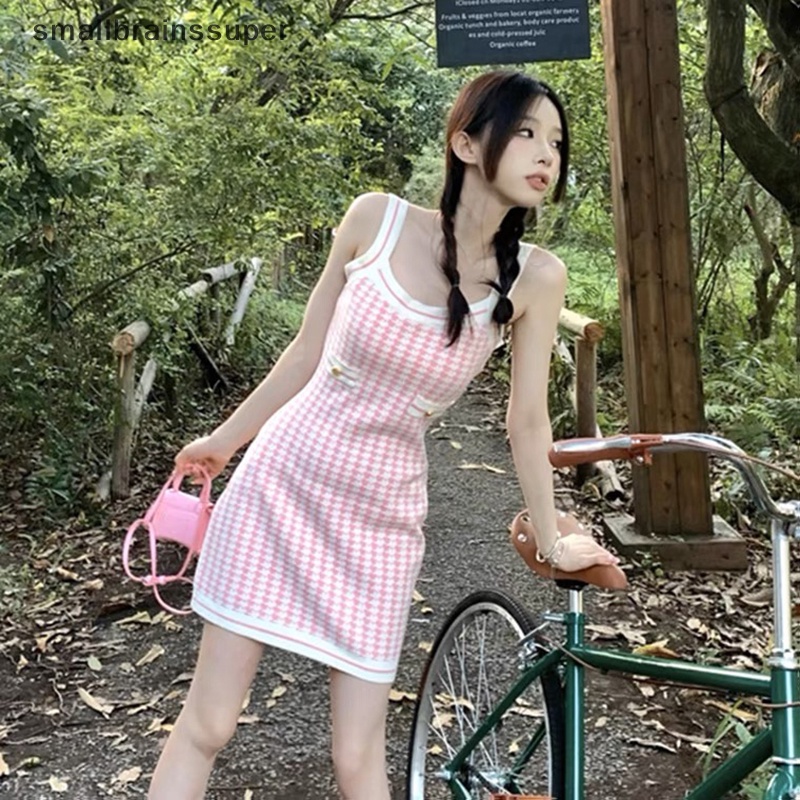 Đầm Dệt Kim Hai Dây Ôm Dáng Gợi Cảm Cho Nữ SBS