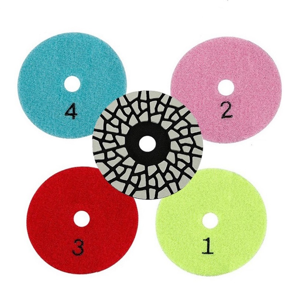 Set 4 Đĩa Mài Đánh Bóng 4 Inch 1 4 Độ Tiện Dụng