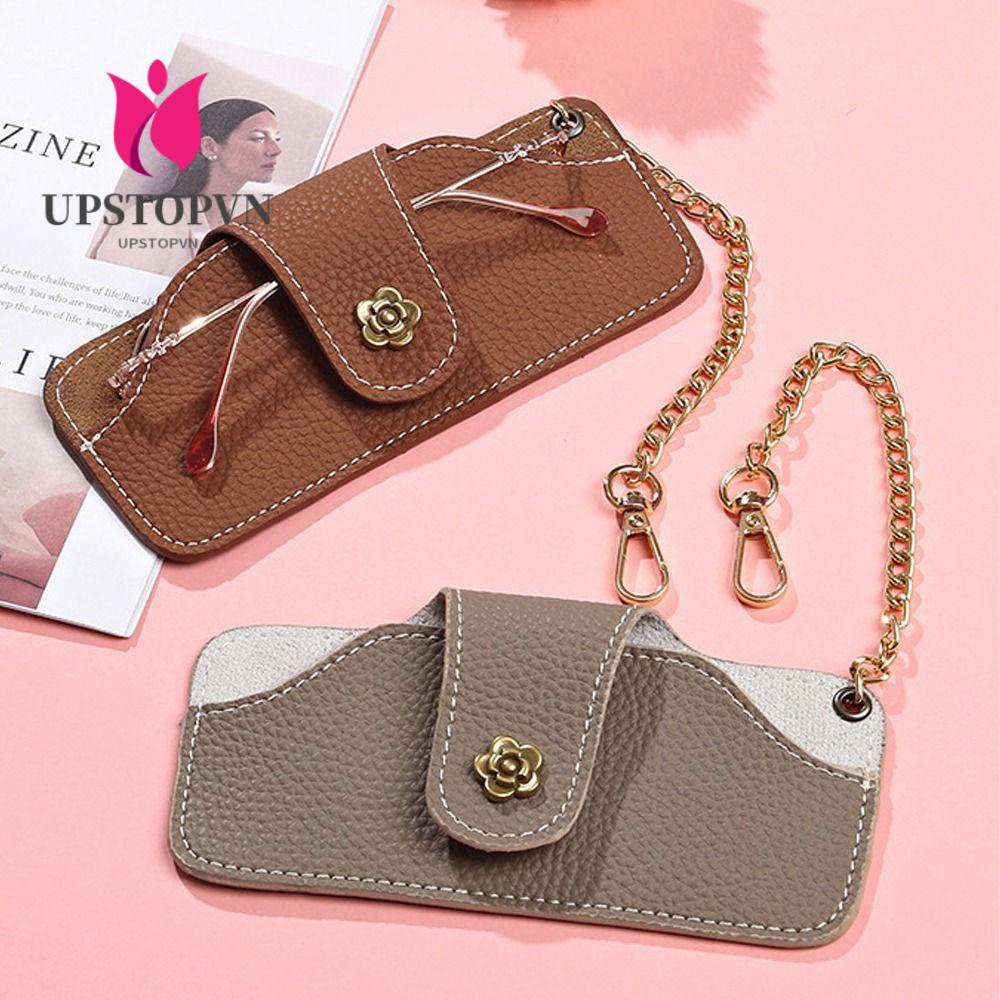 Túi Da PU Đựng Mắt Kính Chống Áp Lực Tiện Dụng