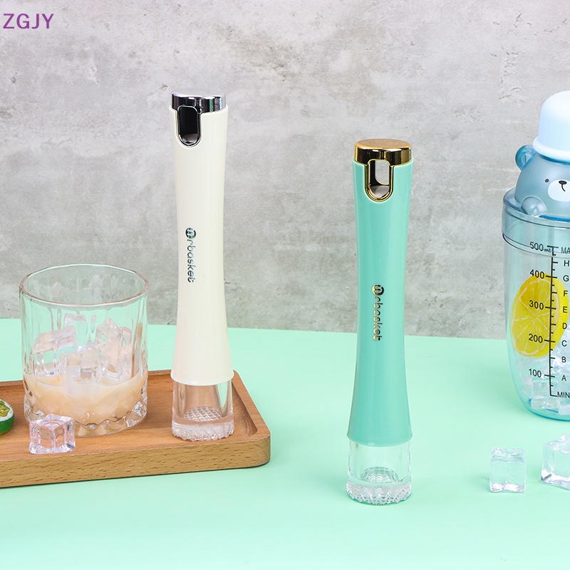 1 Cây Nghiền Đá Cocktail Tay Cầm Dài Bằng Acrylic Mới