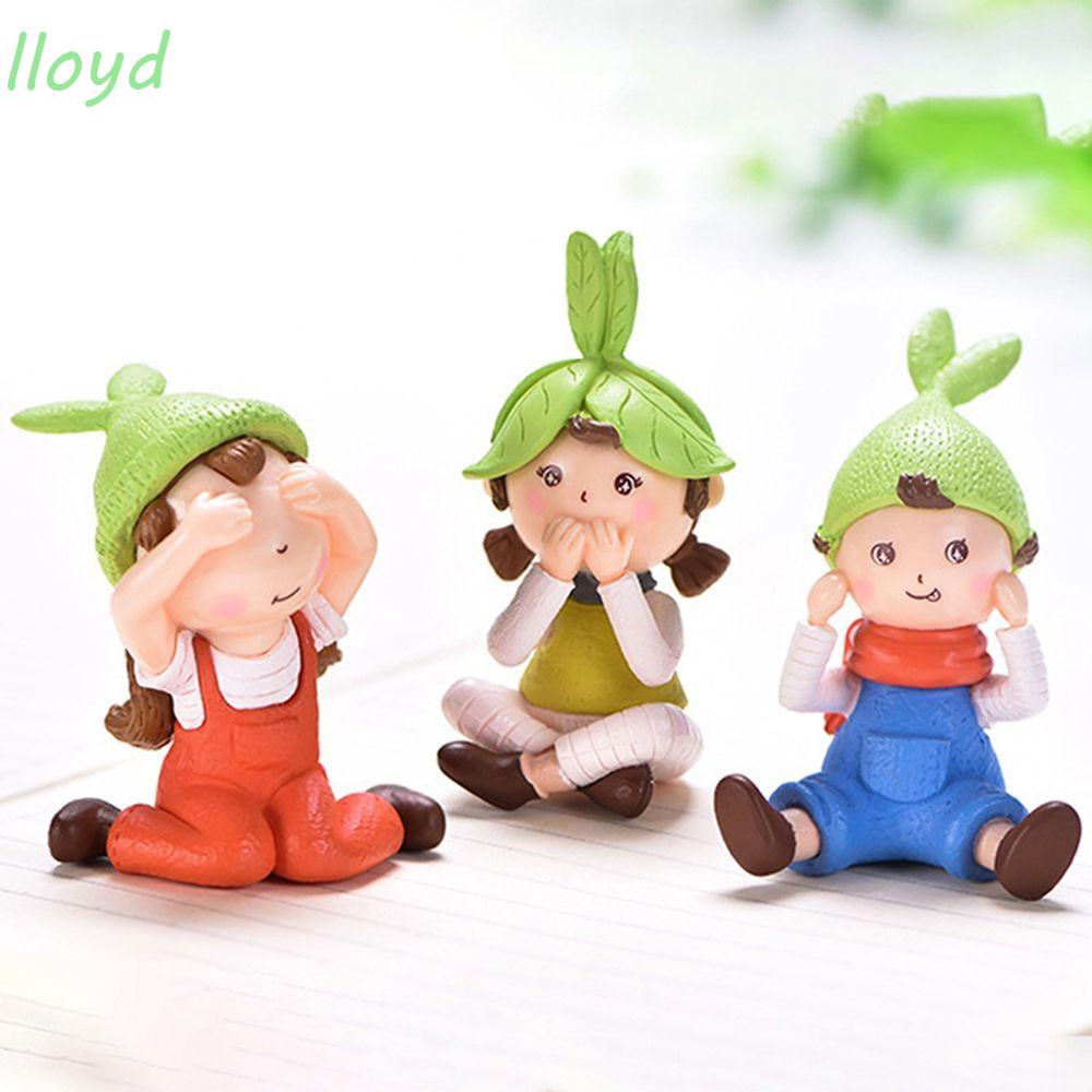 Móc Khóa Đồ trang trí Búp Bê Dễ Thương Dùng Trang Trí Tiểu Cảnh