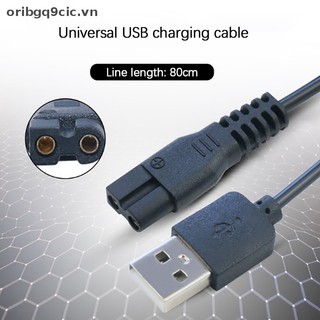 Oribgq9cic pet máy cạo râu điện usb sạc cáp dây điện cho c6/c7 tóc tông đơ sạc vn