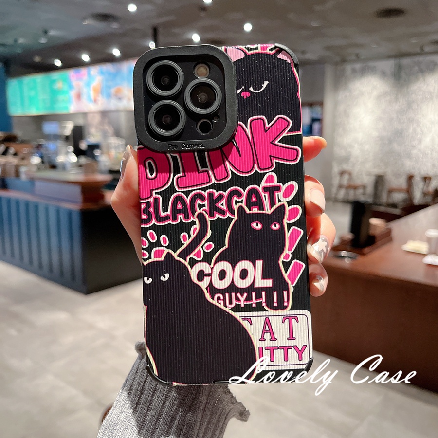 Ốp Điện Thoại Mềm Họa Tiết Mèo Dễ Thương Cho IPhone 14 13 12 11 Pro Max X XR Xs Max 7 8 6 6s Plus SE 2020