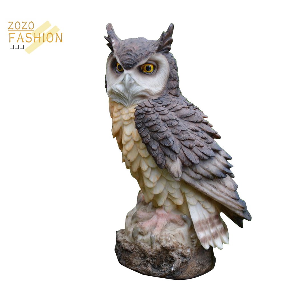 Mô Hình Bù Nhìn Cú Mèo Đáng Yêu Dùng Trang Trí Trong Nhà Và Ngoài Trời