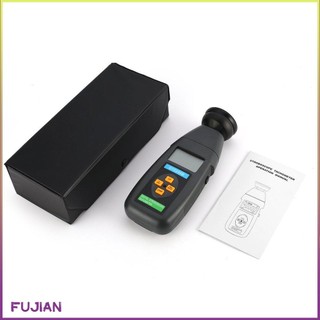 Dt2240B Digital Lcd Non-Contact Flash Stroboscope Tachometer Photoelectric Revolution Meter Speedometer Tester 60~40000Rpm