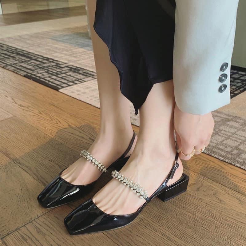 GIÀY BÚP BÊ CÀI SAU ĐÁ SANG CHẢNH