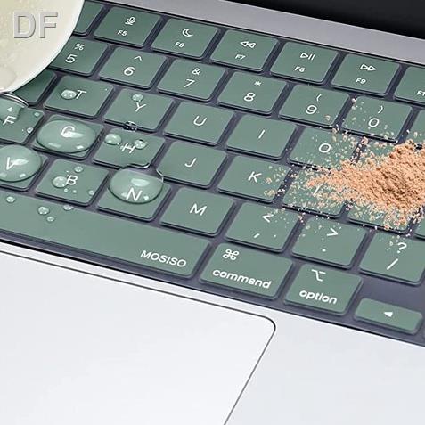 ✨Miếng Silicon Bảo Vệ Bàn Phím Cho Macbook Air M2 A2681 2022 13.6 inch 2021 Pro 14 16 M1 A2442 A2485