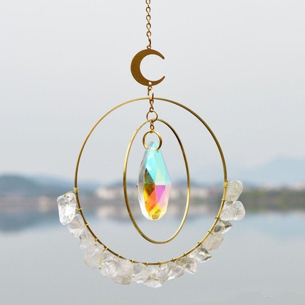 Dù Che Nắng Yan1 Họa Tiết Dreamcatcher|Quà Tặng Lăng Kính Cầu Vồng Treo